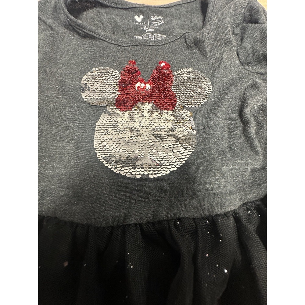 Disney Minnie Mouse Sequin Dress Girls Size 5 Limited Edition‎ - Picture 3 of 9